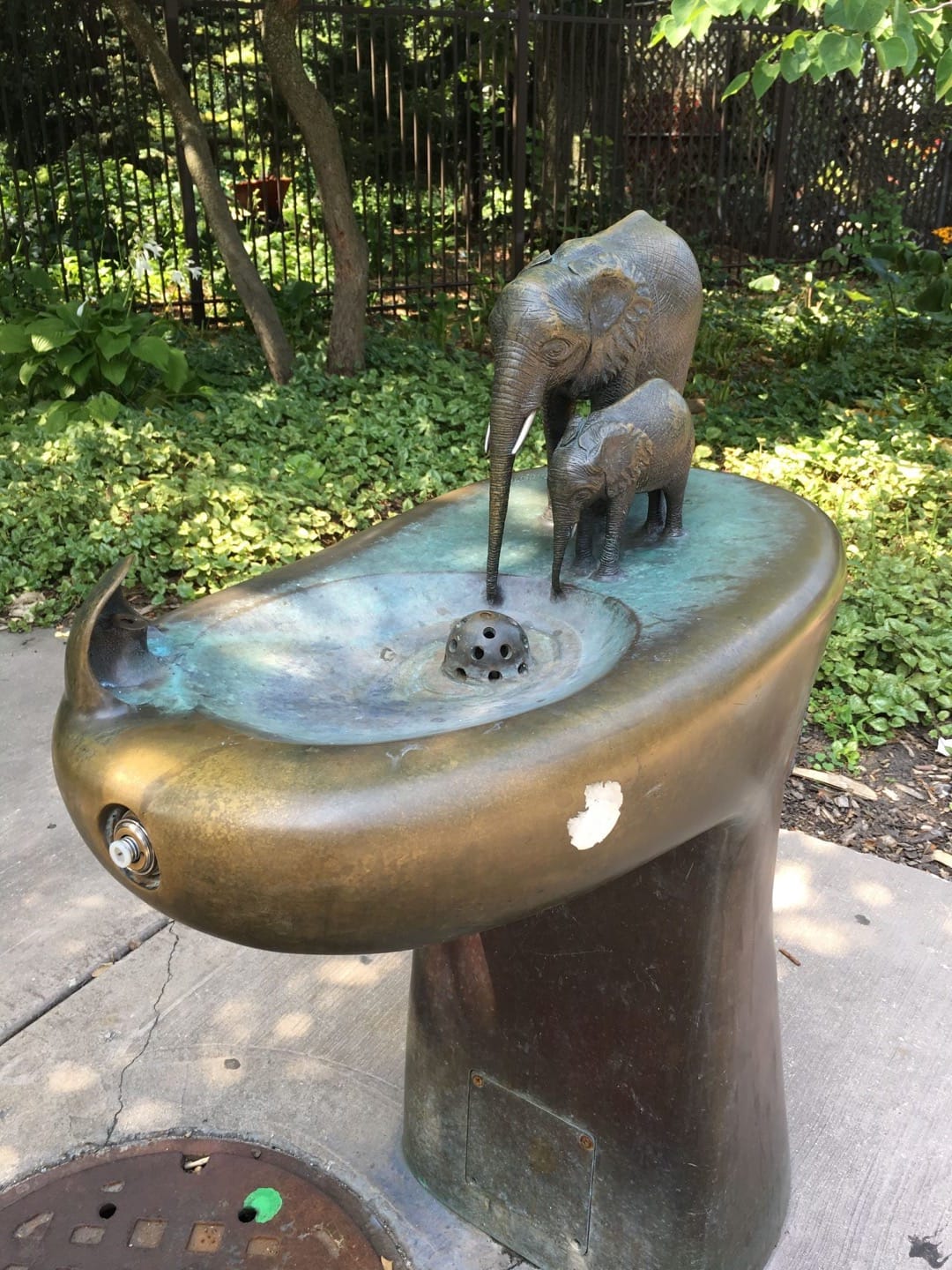 elephant water fountain