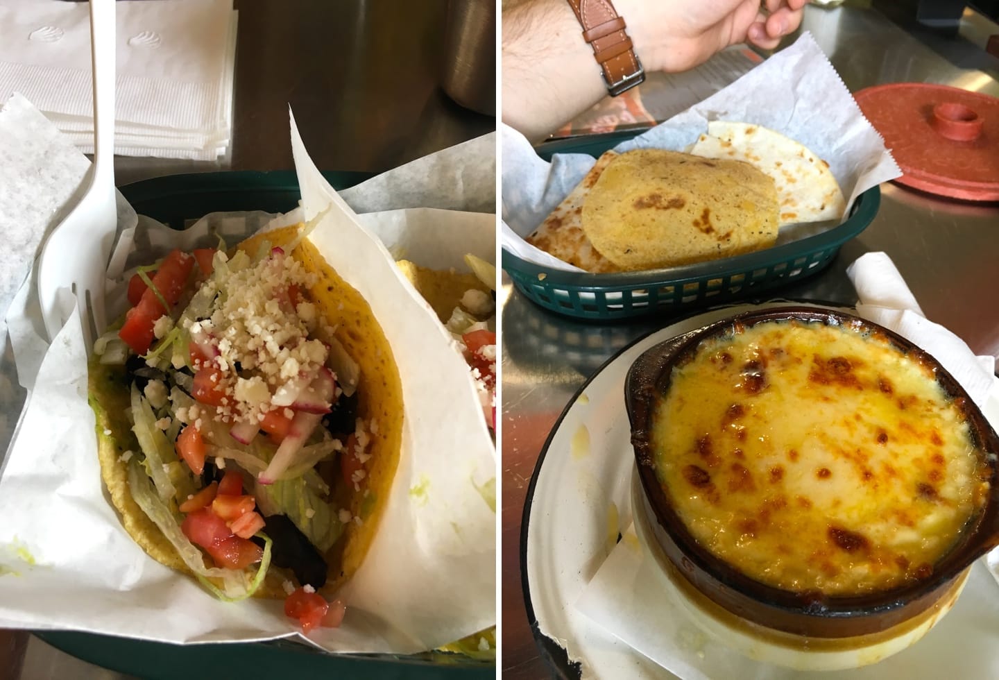 Great food from La Lagartija Taqueria